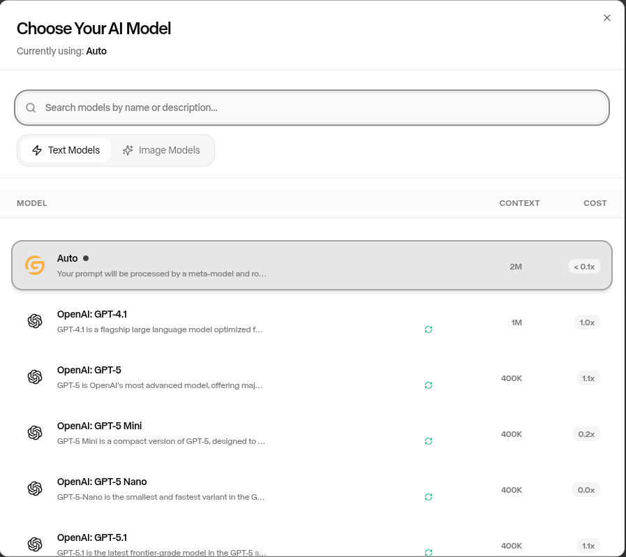 Multiple AI Models